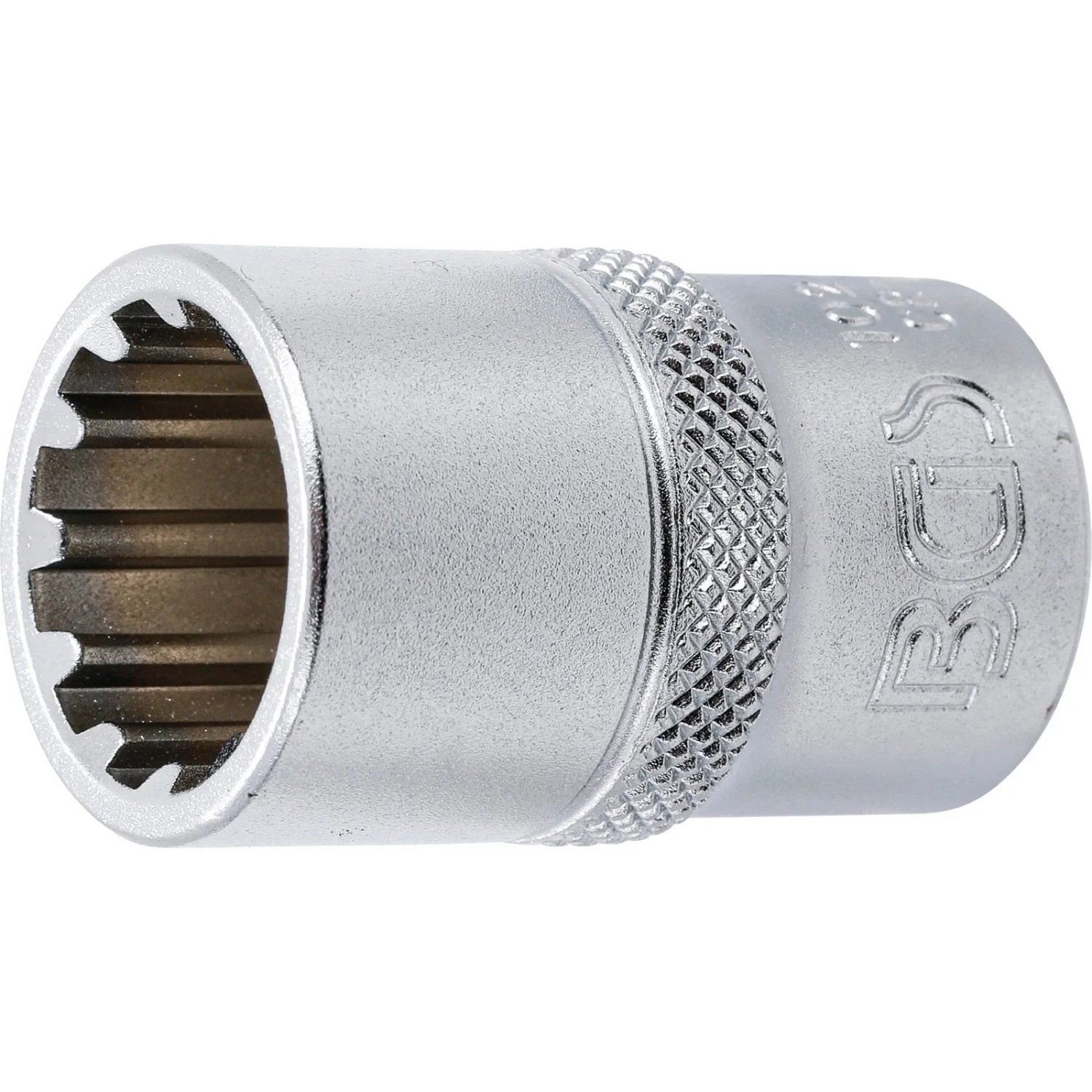 BGS Steckschlüssel Einsatz Gear Lock Antrieb Innenvierkant 12 5 Mm  1 2 Zoll  SW 16 Mm 10216