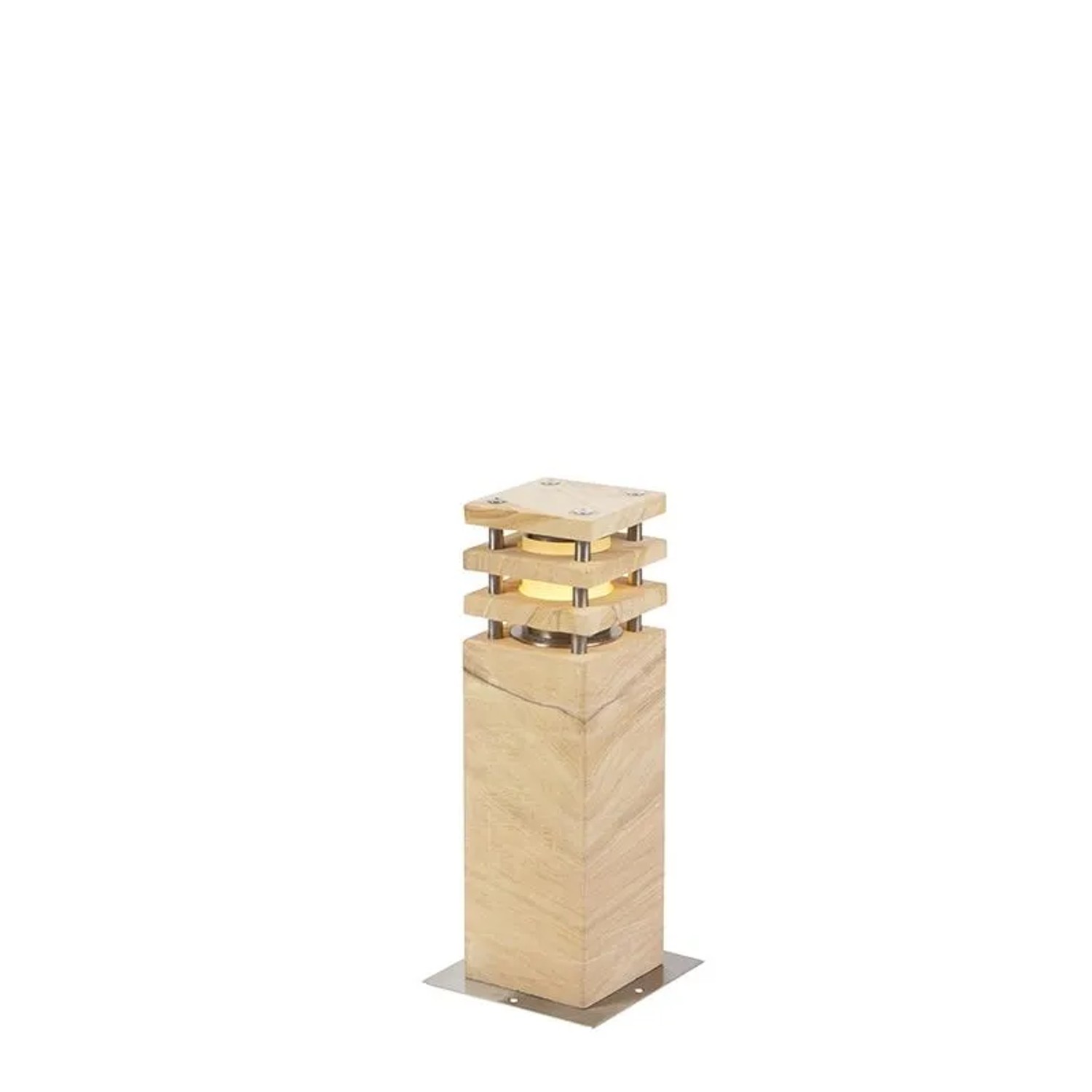 QAZQA Moderne Stehleuchte Beige 40 cm Grumpy