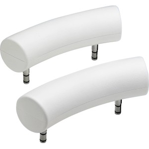 Ottofond Nackenstützen 2er Set, weiß, für Atlanta Duo/Siam Badewannen.
