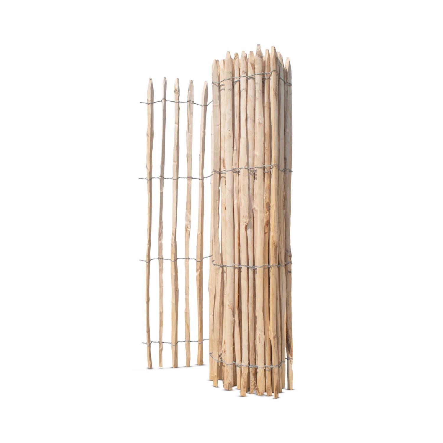 Stiltreu Französischer Premium Staketenzaun Kastanie 500 cm x 175 cm Latten günstig online kaufen