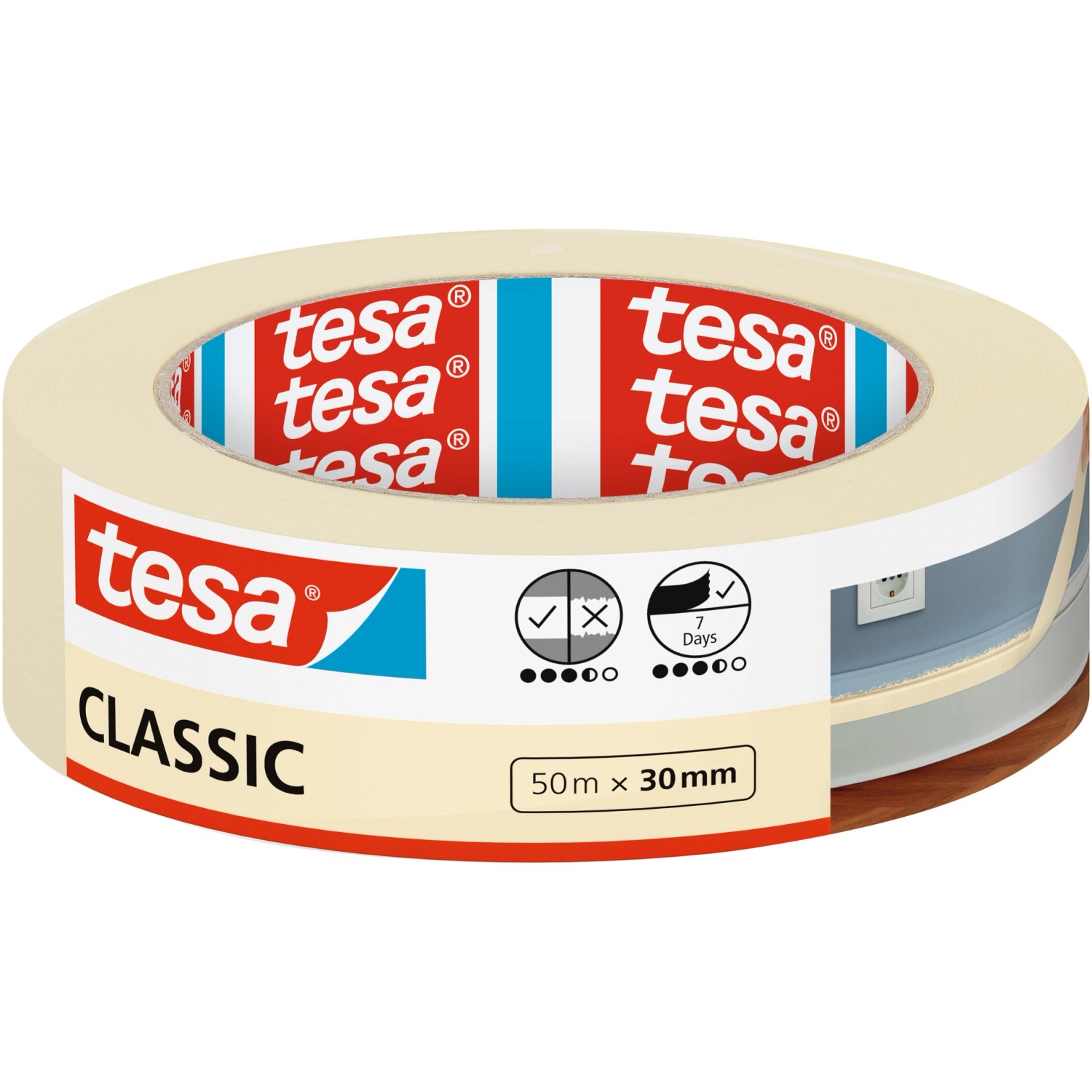 Tesa Malerband Classic 50 m : 30 mm
