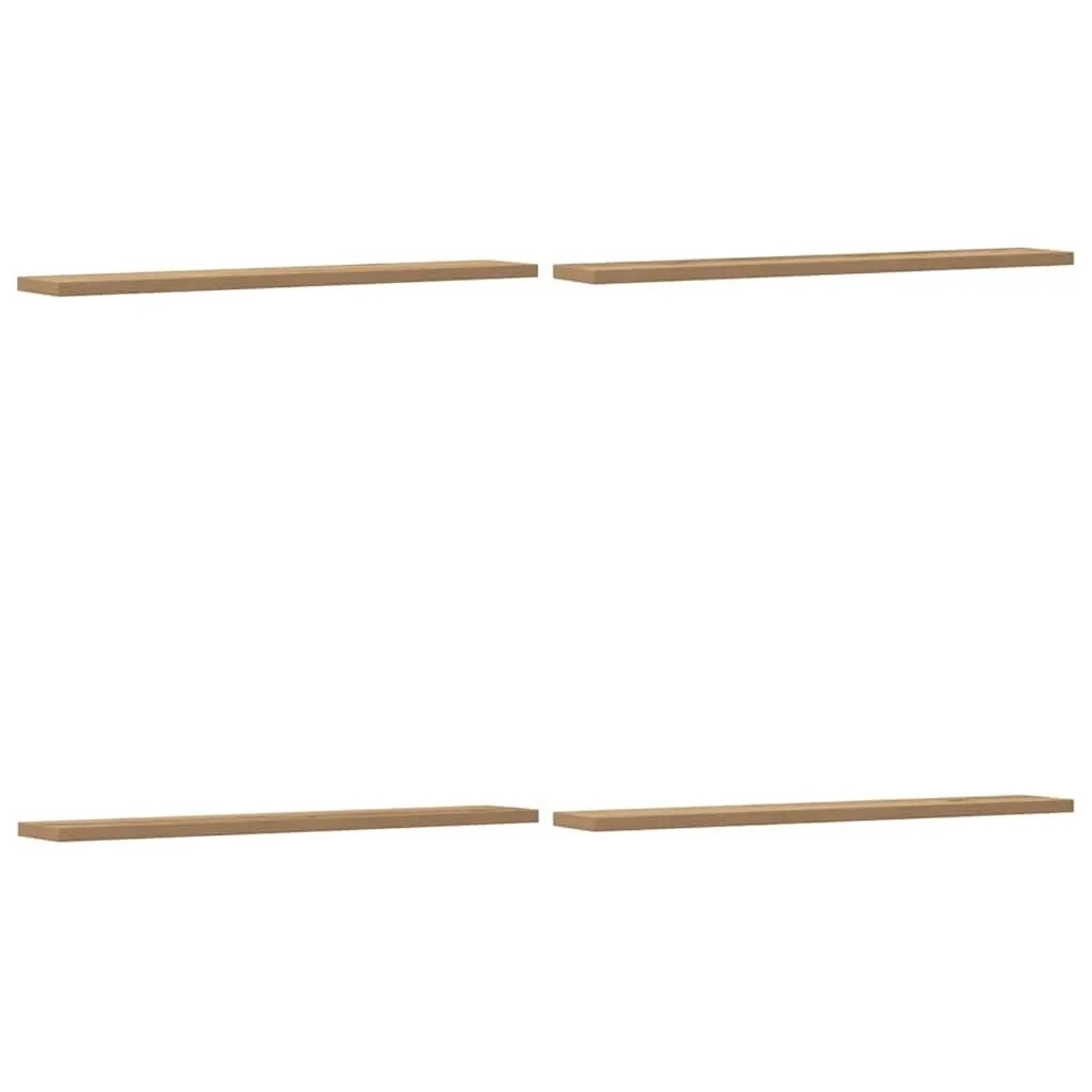 vidaXL Wandregale 4 Stk Artisan-Eiche 60x20x1,5 cm Holzwerkstoff 856298