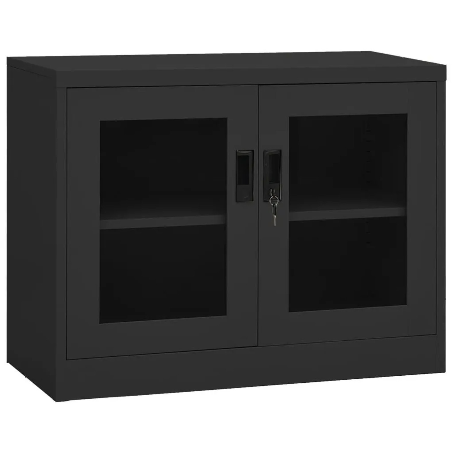 vidaXL Büroschrank Anthrazit 90x40x70 cm Stahl 335929