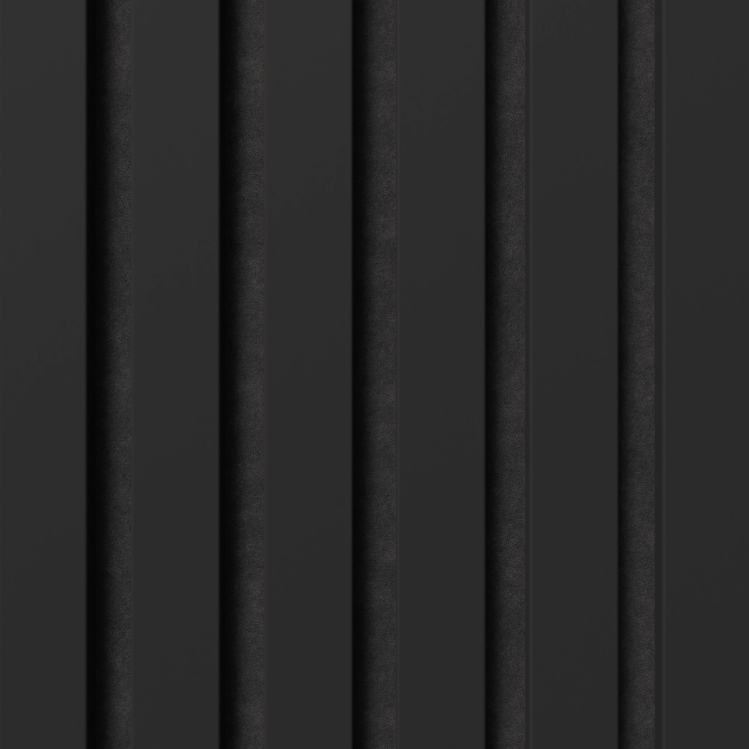 Schwarzes Akustikpaneel mit Filz, 60x120cm, 2er Set zur Wand- und Deckenverkleidung.