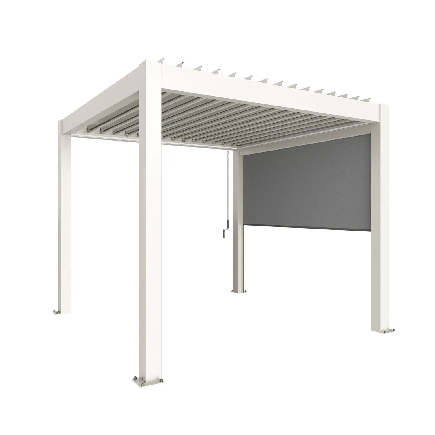 Biohort Sonnenschutzrollo 3 m Weiß