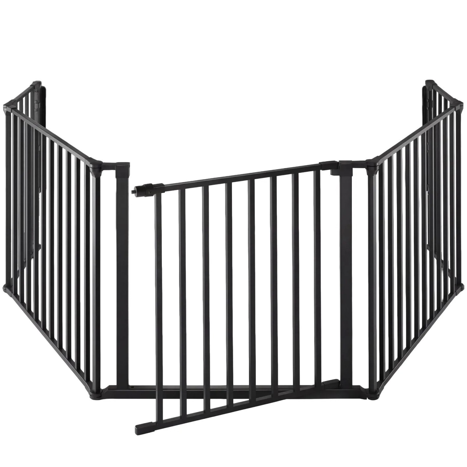 Tectake Kaminschutzgitter Agni Aus Stahl 5 Teilig  289 30 x 3 x 71 50 cm Schwarz