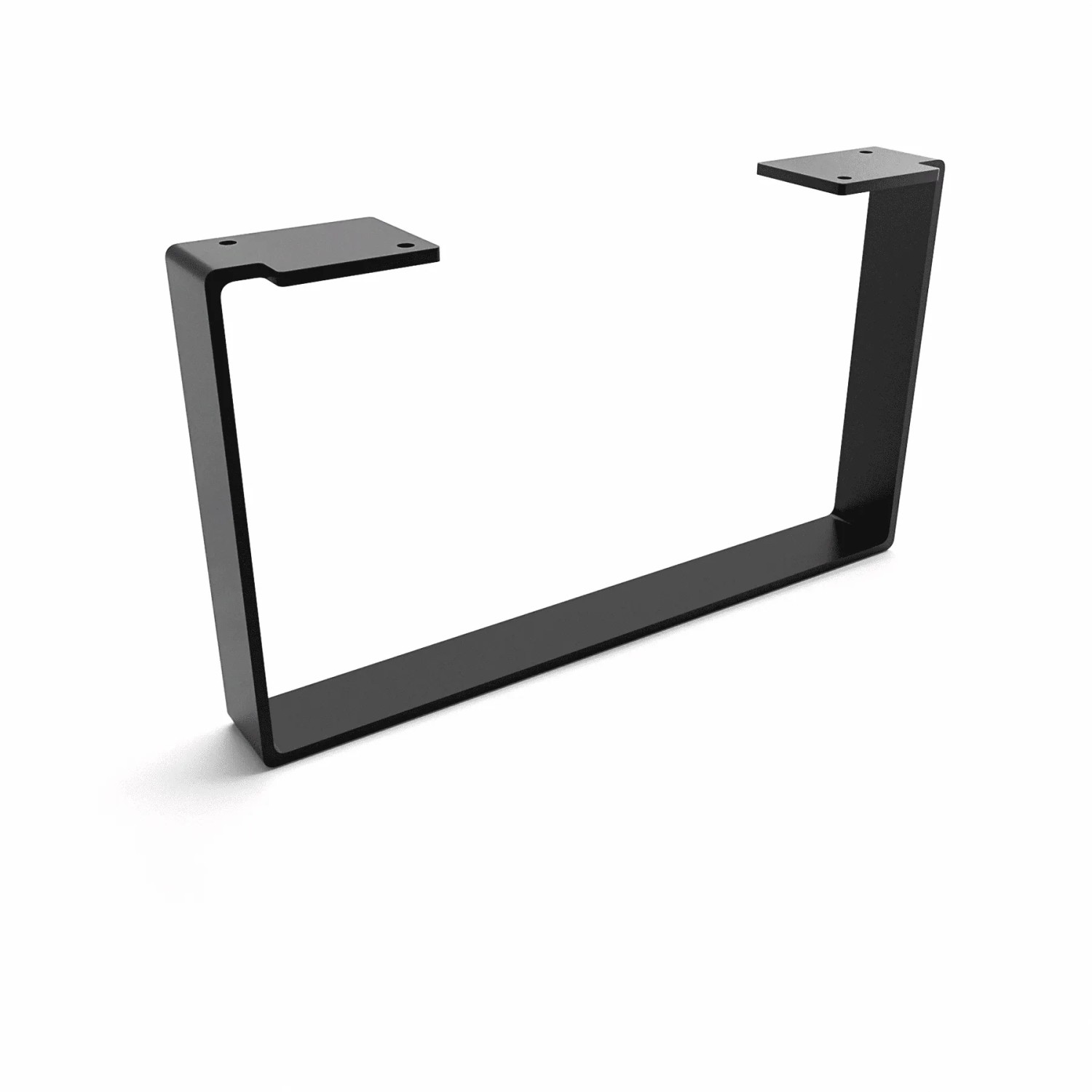 HEVVA Möbelbein LUXEMBURG 20 cm Hoch 35 cm Tief 1 Fuß Schwarz