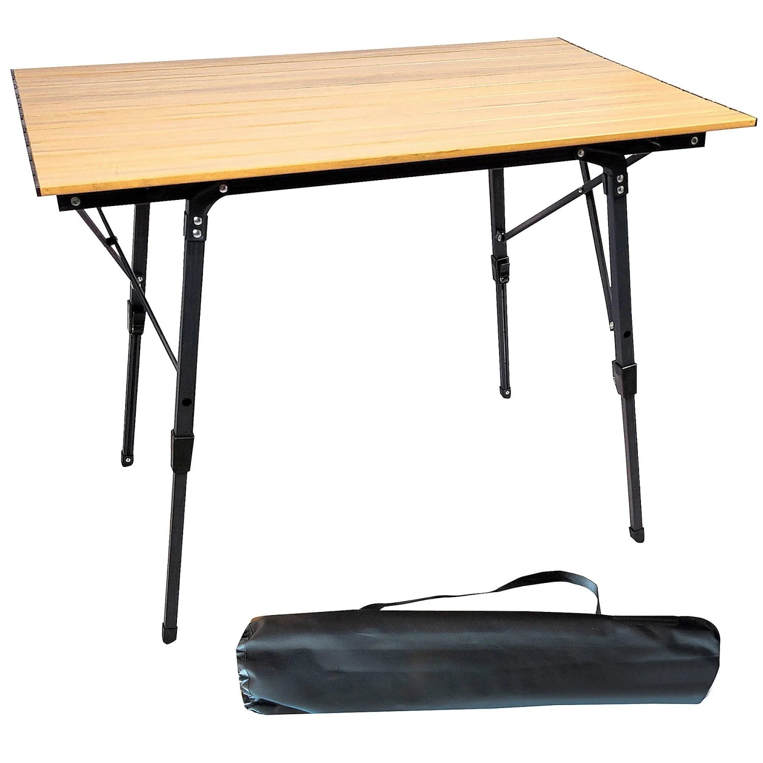 osoltus Camping Klapptisch Alu Tisch Fjord 90 cm x 59 cm Höhenverstellbar