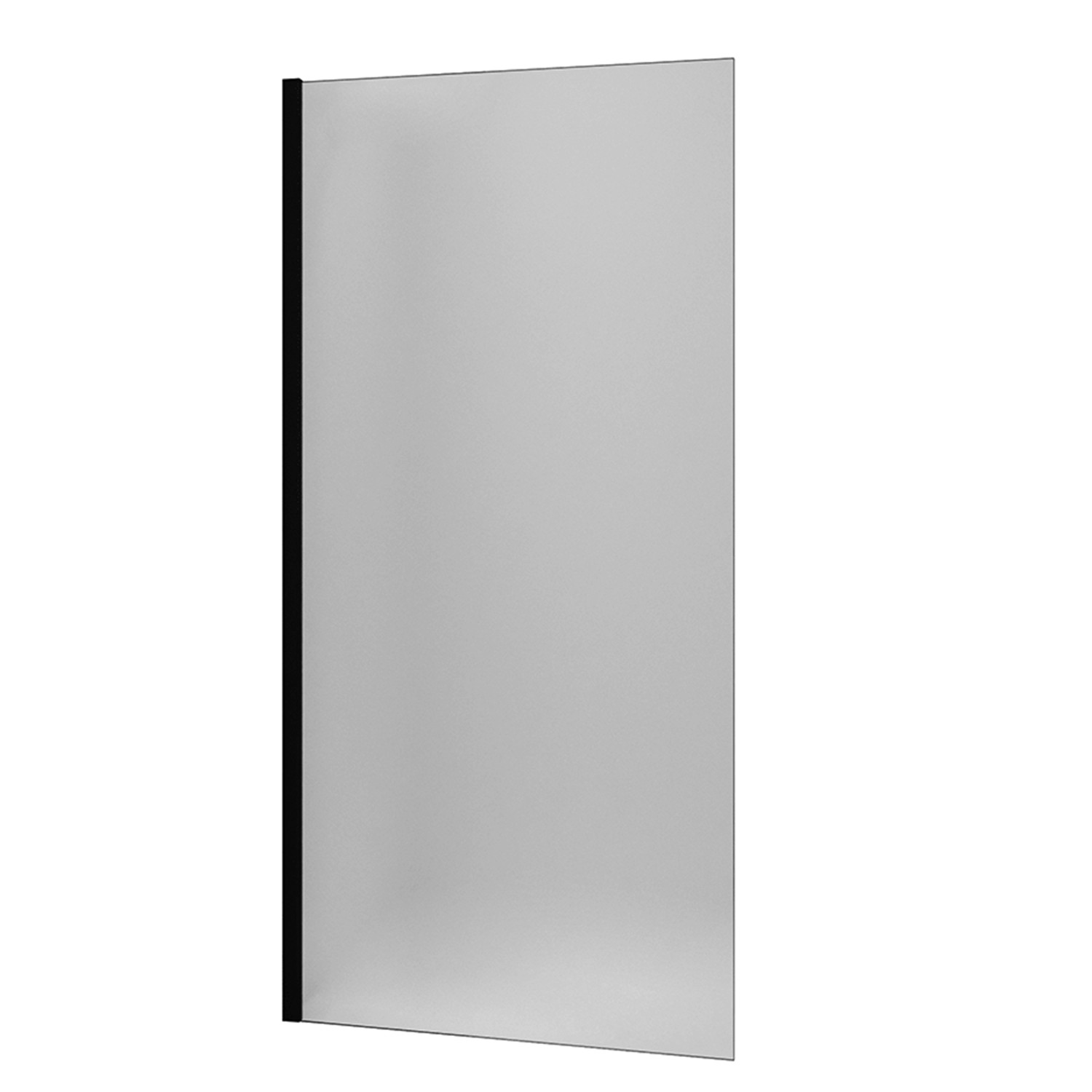 AICA Duschabtrennung 70x200cm Walk-in Schwarzrahmen Duschwand Duschtrennwan günstig online kaufen