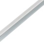 Verchromtes Alberts U-Profil aus Aluminium, 10x10x1000 mm, ideal für Baukonstruktionen und Maschinen.
