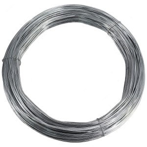 Aquagart Spanndraht 3,0mm, 500m Rolle für Zaunbau. Verzinkter Draht für Wildzaun, Forstzaun, Weidezaun.