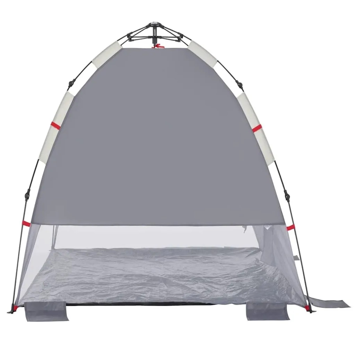 vidaXL Strandzelt 2 Personen Grau Quick Release Wasserdicht 4005301_7