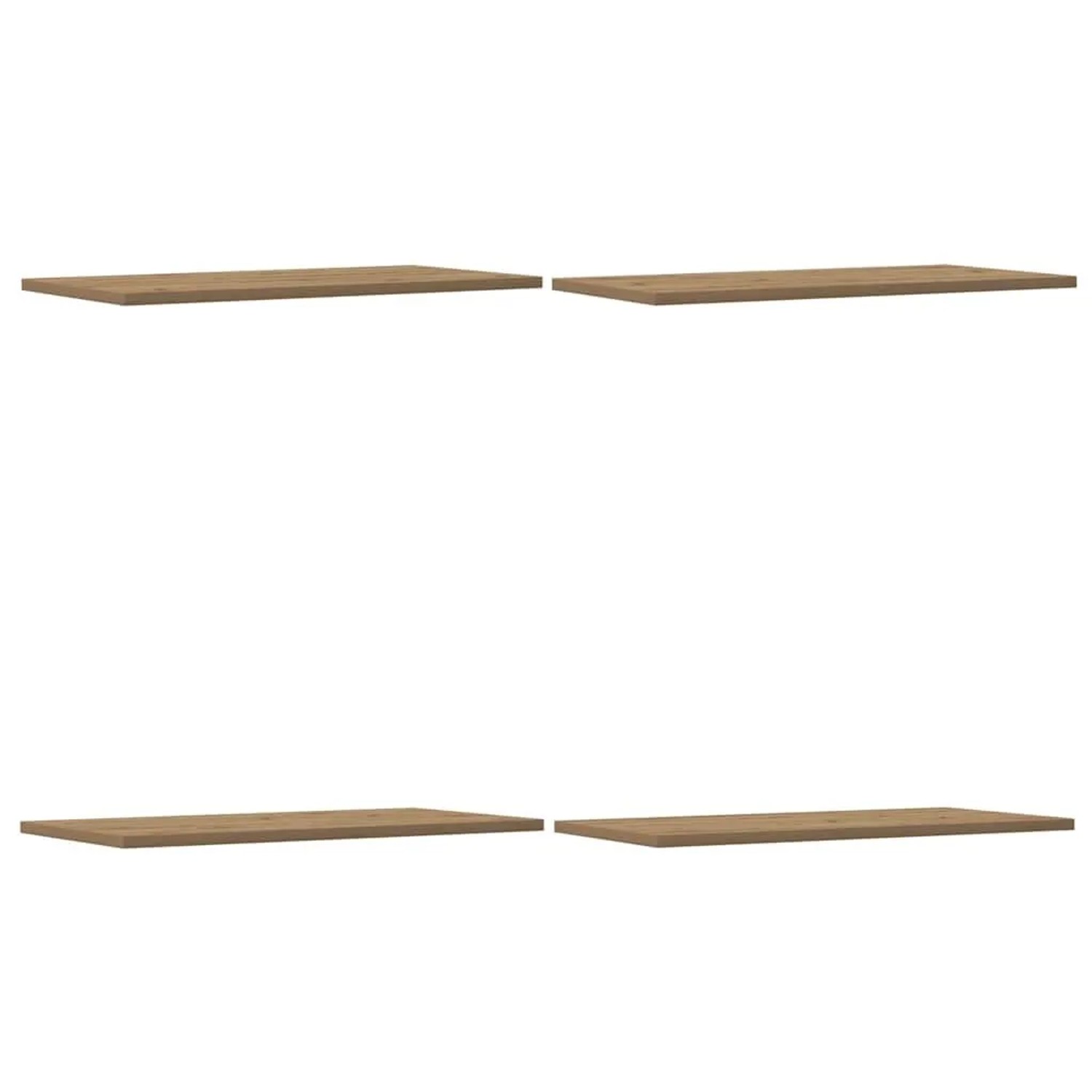 vidaXL Wandregale 4 Stk Artisan-Eiche 60x30x1,5 cm Holzwerkstoff 856300