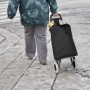 Relaxdays Einkaufstrolley Stoff Stahl Rot Faltbar 91 cm x 40 cm x 30 cm 1,6 kg_3