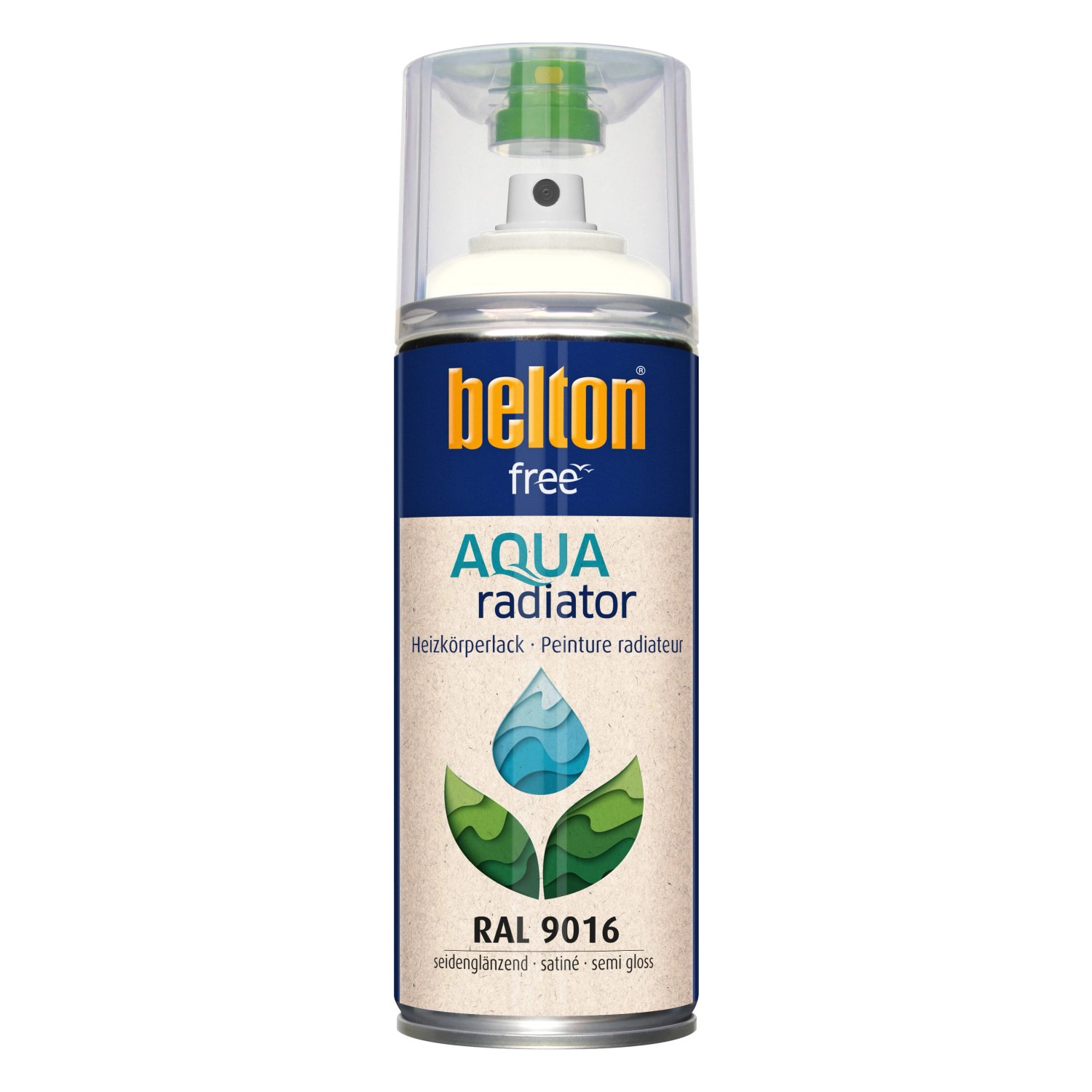 Belton Free AQUAradiator Heizkörperlack RAL 9016 Weiß seidenglänzend 400 ml günstig online kaufen