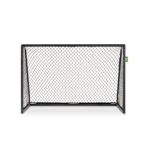 Schwarzes Exit Scala Aluminium Fußballtor, 180x120cm, für Spiel & Spaß im Garten.
