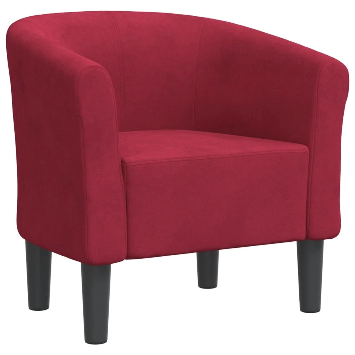 vidaXL Clubsessel Weinrot Samt 356447 günstig online kaufen
