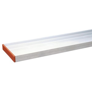 LUX Abziehlatte Classic, 2 m, aus Aluminium zum Abziehen von Estrich und Aufstreichmassen.