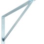 Verzinkte OBI Schwerlastkonsole Samson, 270x400mm, für Regalböden mit hoher Tragkraft.