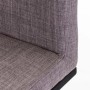 DELUKE Barhocker CARIN Stoff Grau 42x44x86cm Schwarz Barstuhl Höhenverstellbar Mit Lehne Drehbar Tresenhocker Tresenstuhl_6