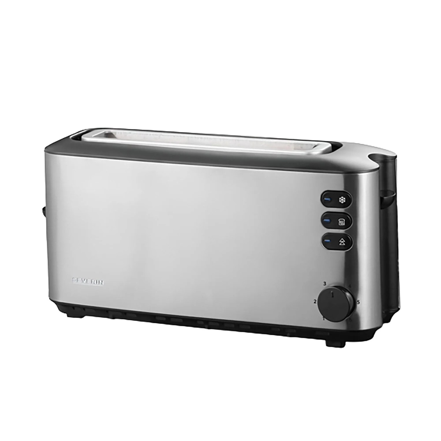 Severin Toaster AT 2515 Edelstahl-Schwarz 800 W