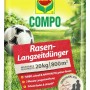 Compo Rasen-Langzeitdünger, 20 kg Sack für 800 m², für dichten, grünen Rasen.