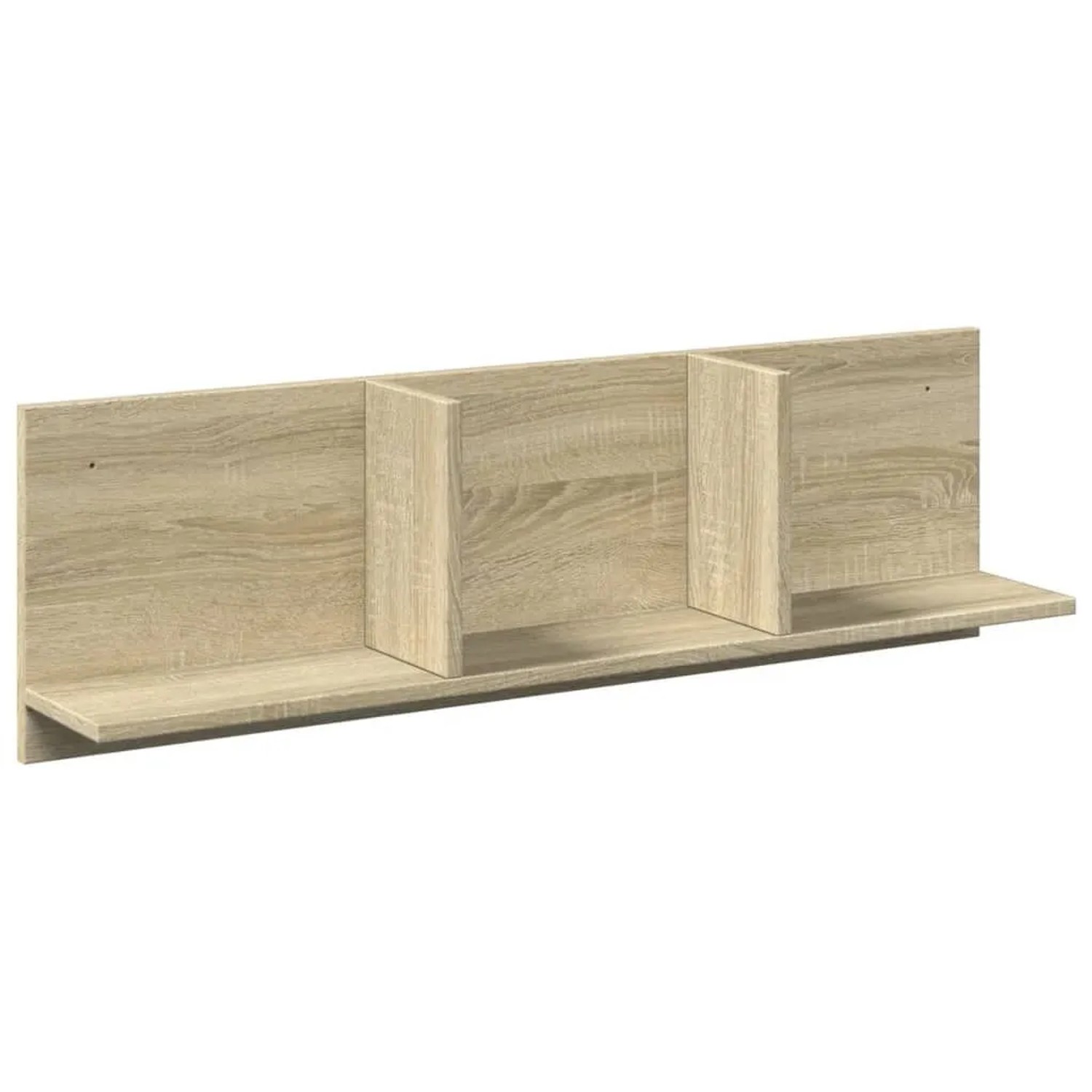 vidaXL Wandschrank 100x16,5x30 cm Sonoma Eiche Holzwerkstoff 854861
