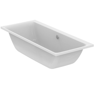 Weiße Ideal Standard Connect Air Duo-Badewanne, 180x80 cm, aus Sanitär-Acryl.