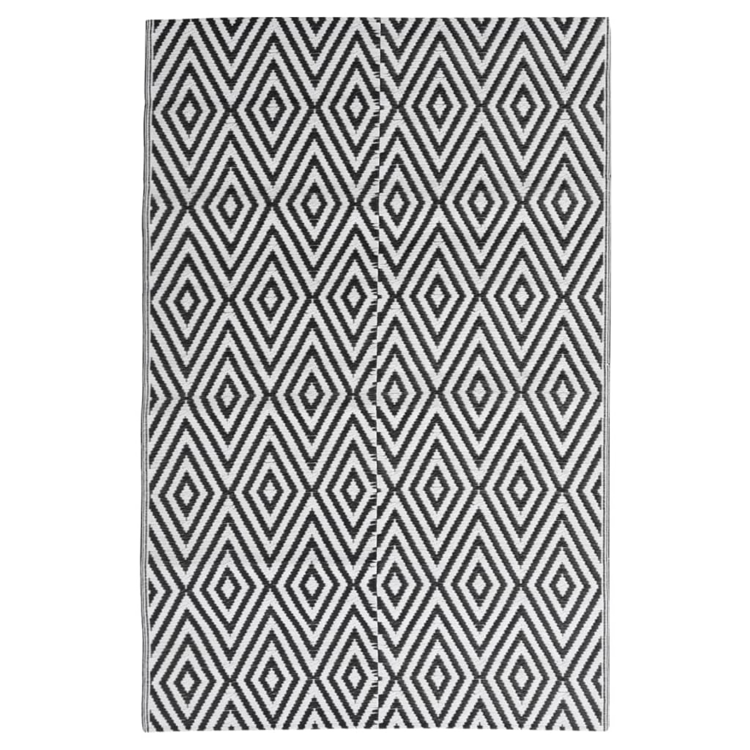 vidaXL Outdoorteppich Schwarz 140x200 Cm Pp 1085999 günstig online kaufen