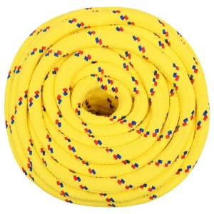 vidaXL Bootsseil Gelb 18 mm 50 m Polypropylen 152630