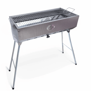 Grillpeter Mangal Taschkent Schaschlikgrill Edelstahl mit Grillrost