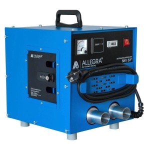 ALLEGRA Seitenkanalverdichter S3 PH mit 50er Anschlussstutzen und Stromverteiler