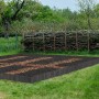 Relaxdays Beeteinfassung Tannenholz Anthrazit Flexibel 200 cm x 25/35/40 cm_2
