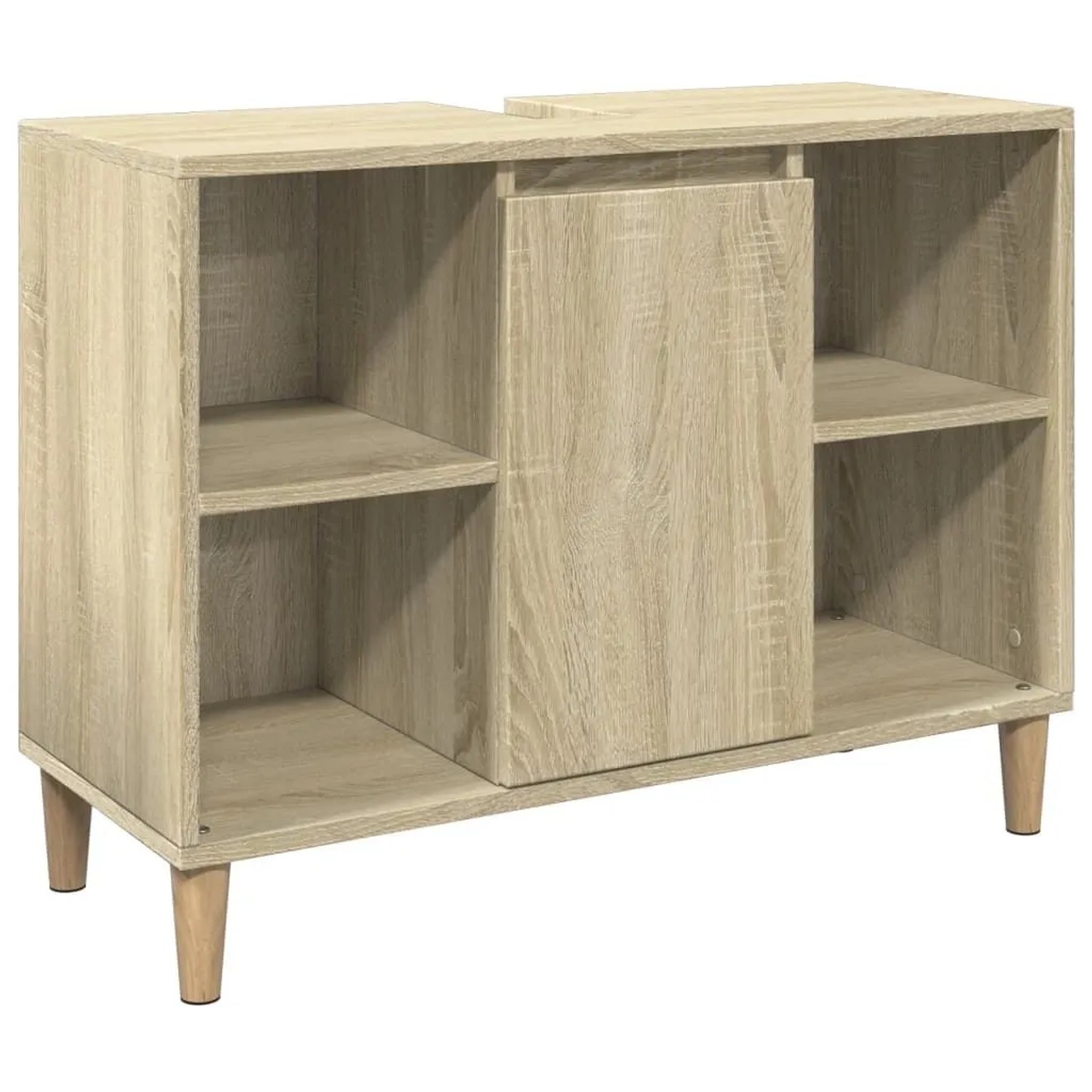 Thumbnail - vidaXL Badschrank Sonoma-Eiche 80x33x60 cm Holzwerkstoff 857131