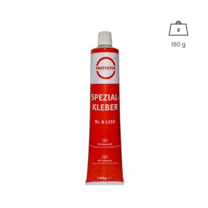 Rote Inefa Protektor Kunststoff-Dachrinnenkleber Tube, 180g, transparent. Spezial-Klebstoff für Dachrinnen.