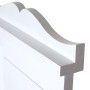 Detailaufnahme: Weiße MCW Wandgarderobe H33 im 2er-Set, lackiert, für Flur oder Schlafzimmer.