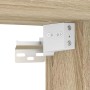 Detailaufnahme: vidaXL Schuhschrank Sonoma-Eiche, Befestigungselement für Wandmontage.