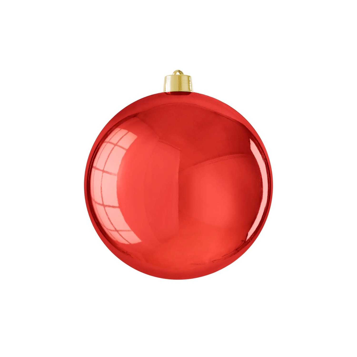 Mica Decorations Kugel Bruchfest Ø 20 cm Rot Glänzend