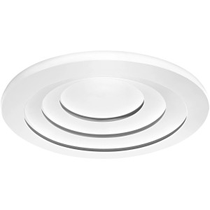 Weiße Ledvance Smart+ WiFi Deckenleuchte Orbis Spiral, Ø 50 cm, Tunable White.
