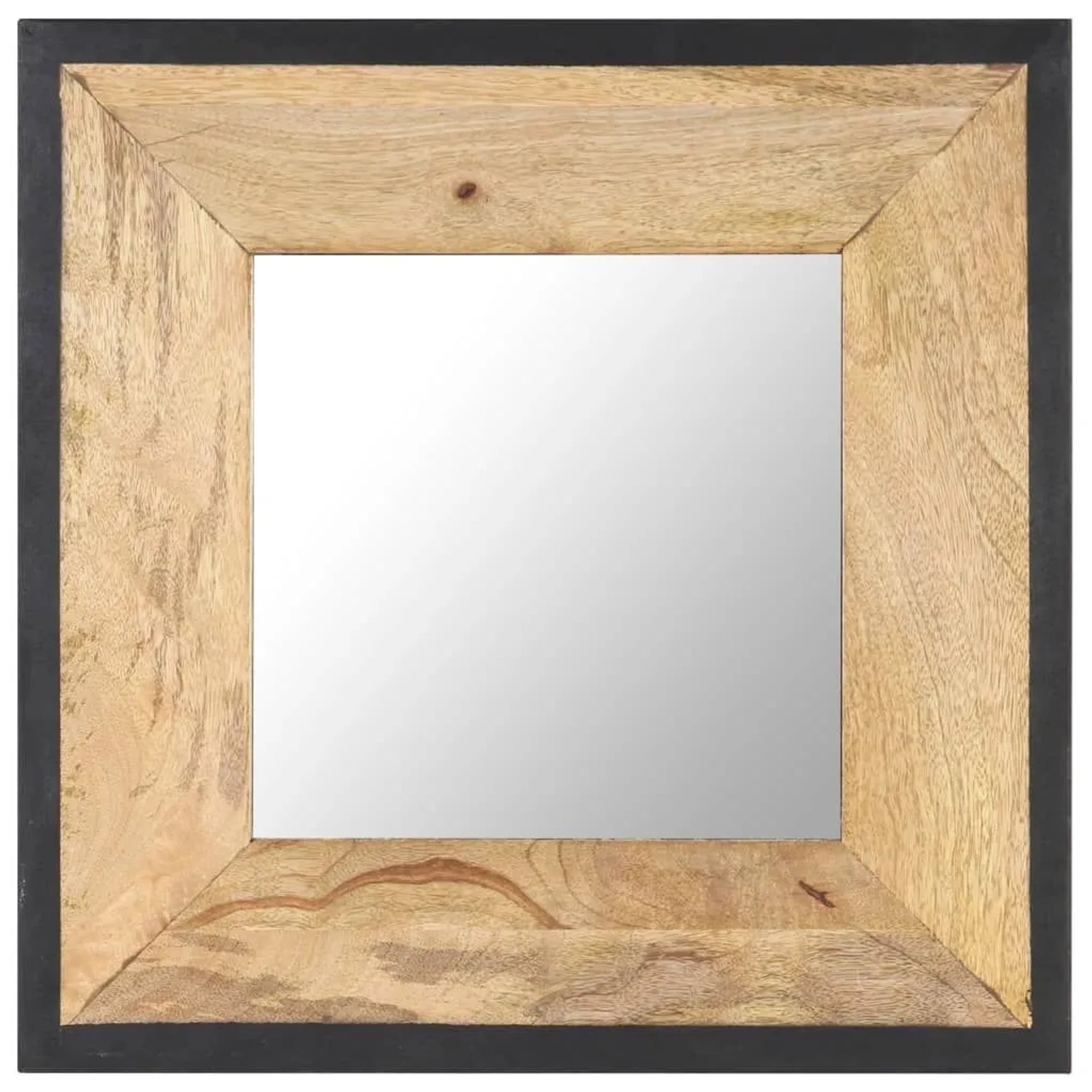 vidaXL Spiegel 50x50 cm Mango Massivholz 321629