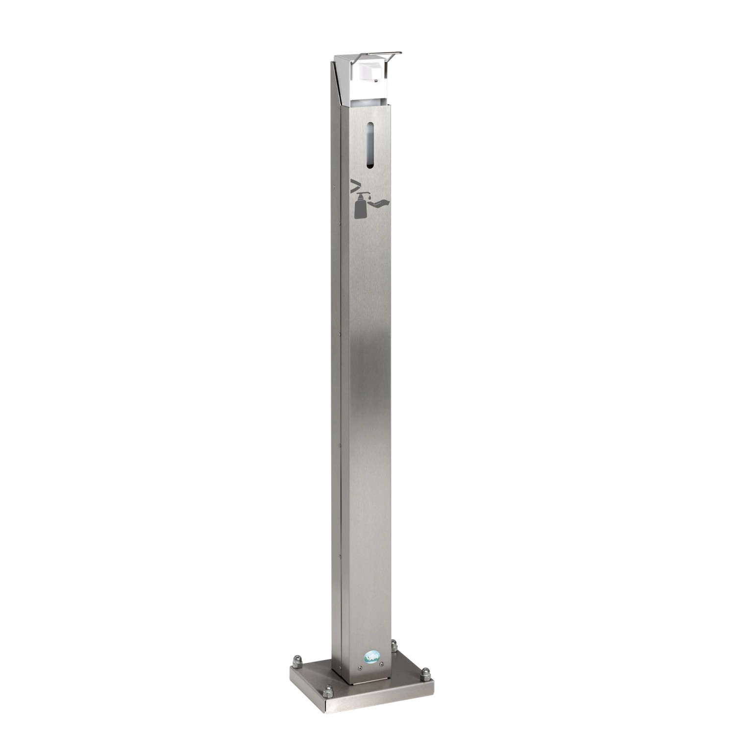 PROREGAL Robuster Handdesinfektionsspender Mit Spender Bodenmontage HxBxT 1 günstig online kaufen