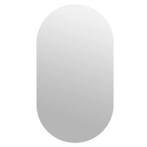 DSK Designspiegel Silver Pico, 50x90 cm, mit Aluminiumrahmen für Bad und Wohnraum.