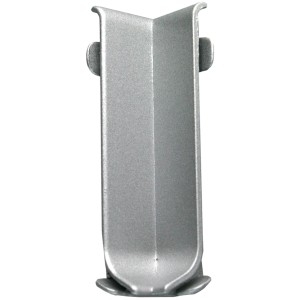 Fuchs Design Innenecke für Sockelleisten, 6 cm, Alu Silber Matt.