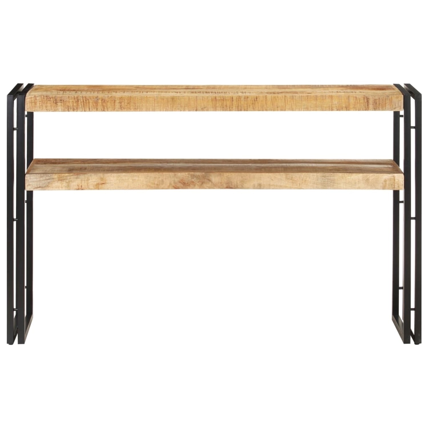 vidaXL Konsolentisch 120x30x75 cm Raues Mangoholz günstig online kaufen