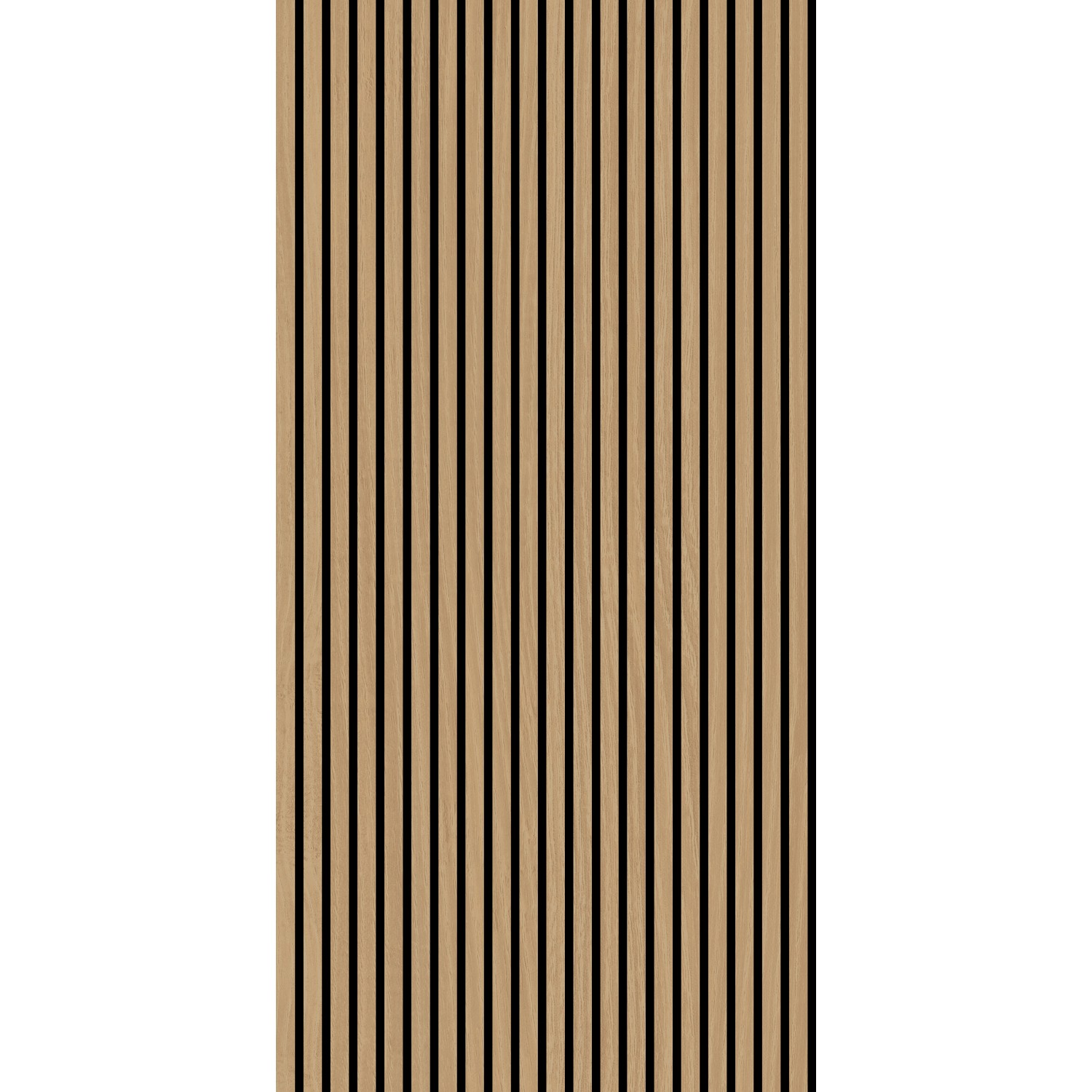 Jangal Wandpaneel Solid Teak MDF Furnier 240 x 60 x 2,2 cm günstig online kaufen