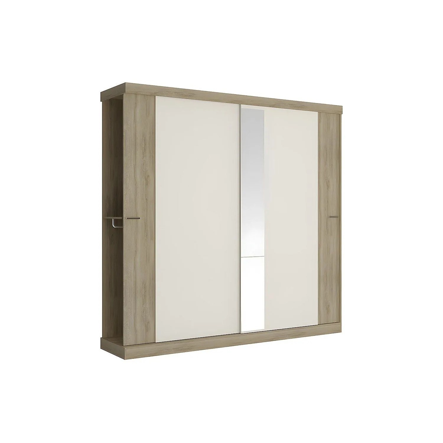 Vente-unique Kleiderschrank Adalrik Naturfarben Hell 231 cm