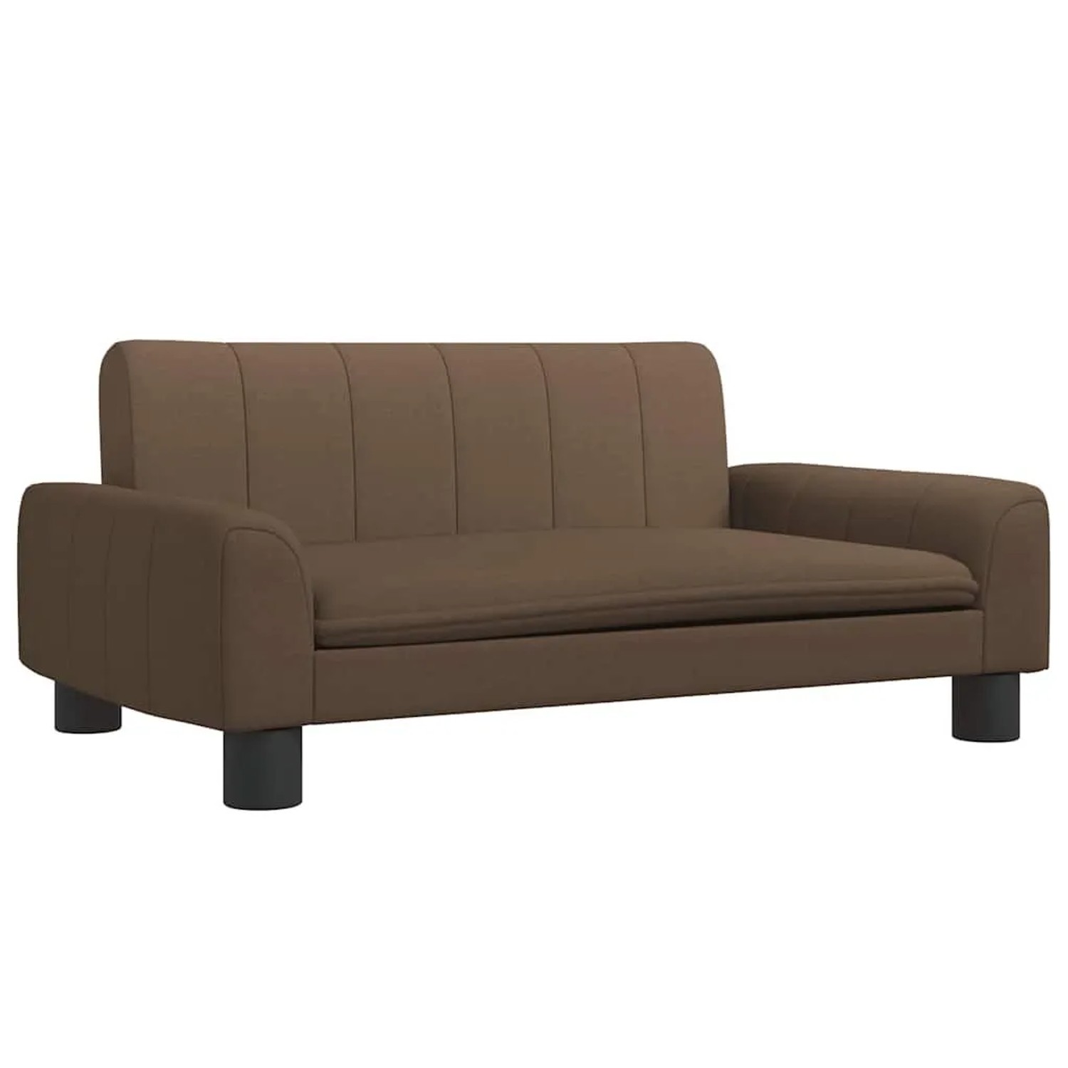vidaXL Hundebett Braun 70x45x30 cm Stoff 171860