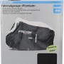 Fischer Fahrradschutzhülle Premium, 200x110 cm, schwarz-weiß, wasserdicht für Fahrräder und E-Bikes.