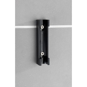 Wandhalterung für Wenko Rosole Boden- und Fensterwischer aus Edelstahl, glänzend.