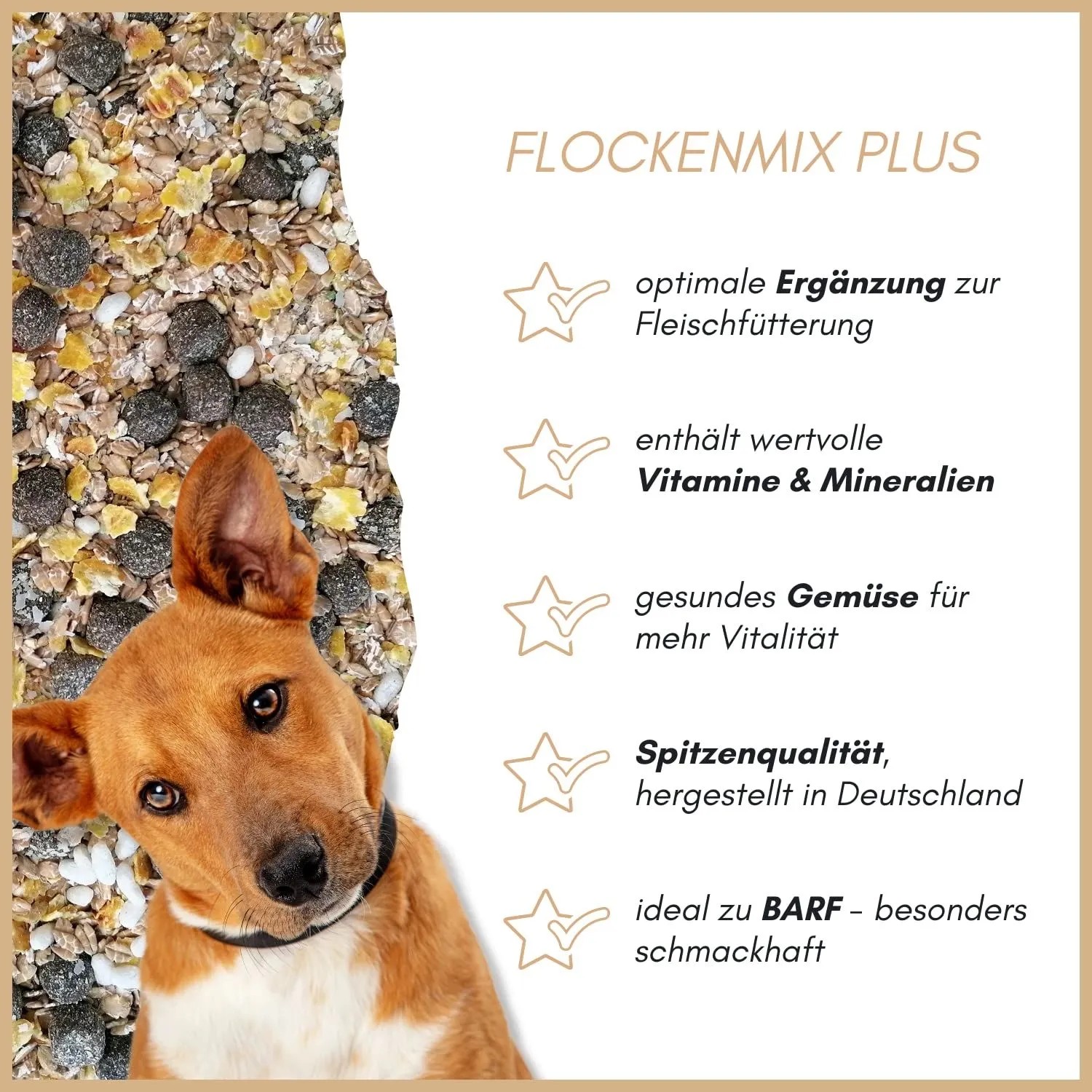 Supravit Flockenmix Plus für Hunde Flockenmischung mit Gemüse_2